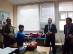 Посещение лабораторий кафедры, рассказывает А.В. Лобиков, доцент кафедры техносферной безопасности МАДИ